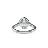 Dianty Stone Engagement Diamond Ring Platinum