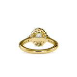 Dianty Stone Engagement Diamond Ring Yellow gold