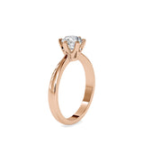 Baronial Diamond Stone Ring Rose gold