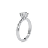 Baronial Diamond Stone Ring Platinum