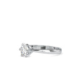 Baronial Diamond Stone Ring White gold