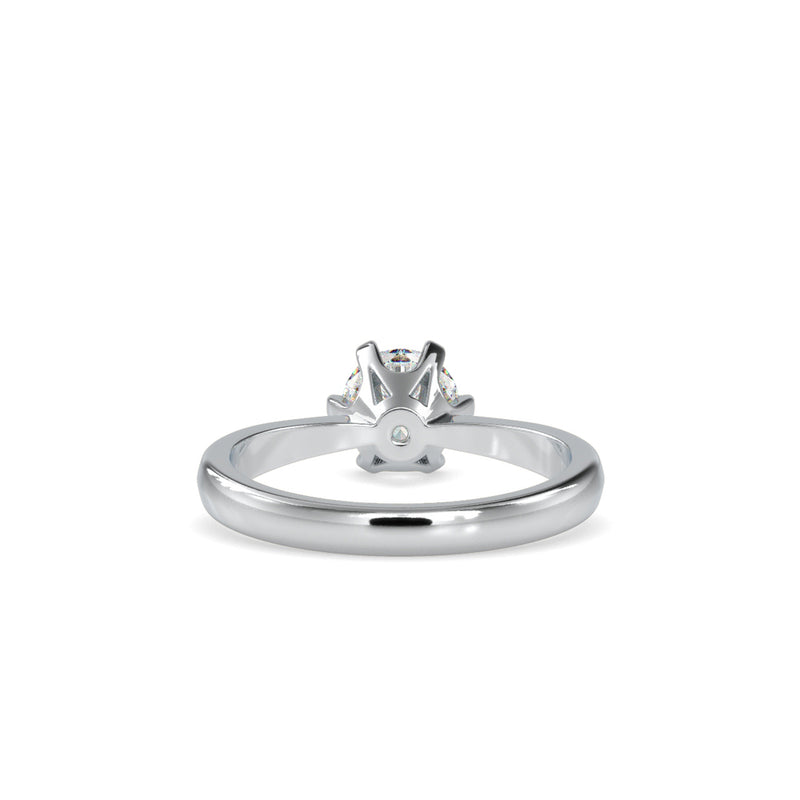 Baronial Diamond Stone Ring Platinum