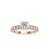 Laurales Prong Diamond Ring Rose gold