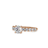 Laurales Prong Diamond Ring Rose gold