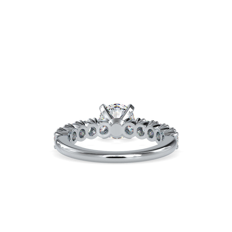 Laurales Prong Diamond Ring Platinum