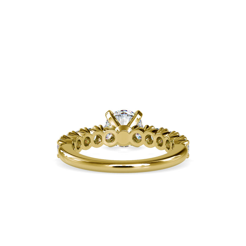 Laurales Prong Diamond Ring Yellow gold