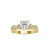 Garlend Diamond Infinity Ring Yellow gold