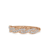 Infinity Chaplet Diamond Ring Rose gold