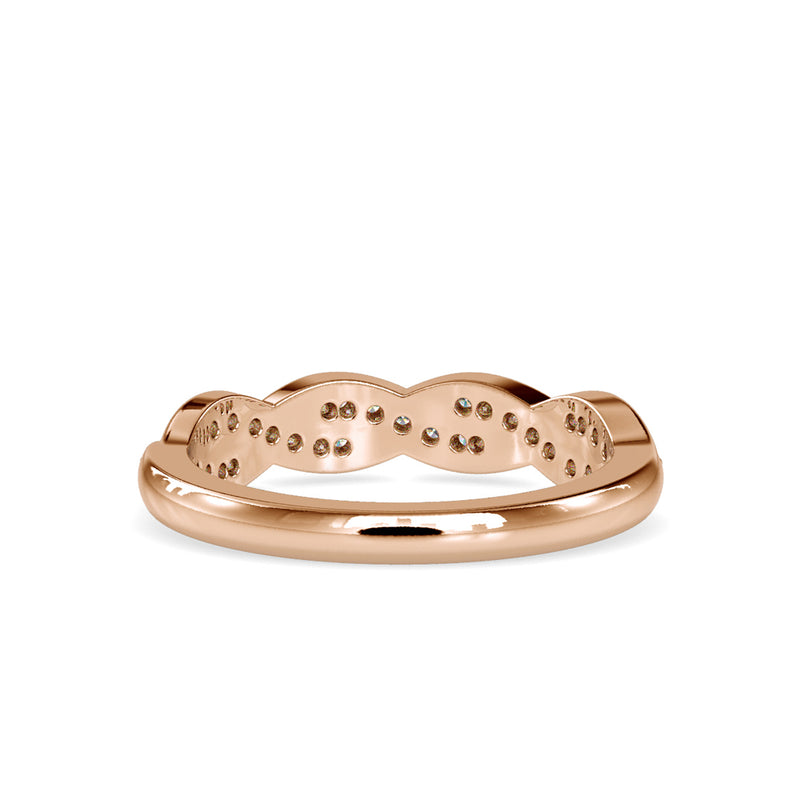 Infinity Chaplet Diamond Ring Rose gold