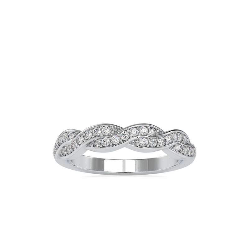 Infinity Chaplet Diamond Ring Platinum