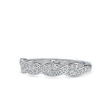 Infinity Chaplet Diamond Ring White gold