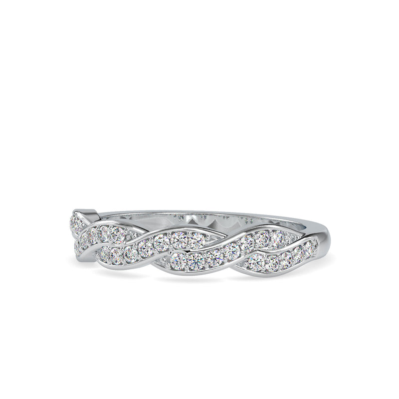 Infinity Chaplet Diamond Ring Platinum