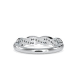 Infinity Chaplet Diamond Ring White gold