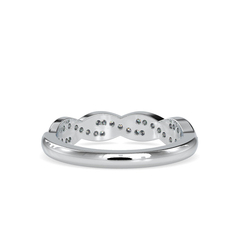 Infinity Chaplet Diamond Ring Platinum