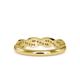 Infinity Chaplet Diamond Ring Yellow gold