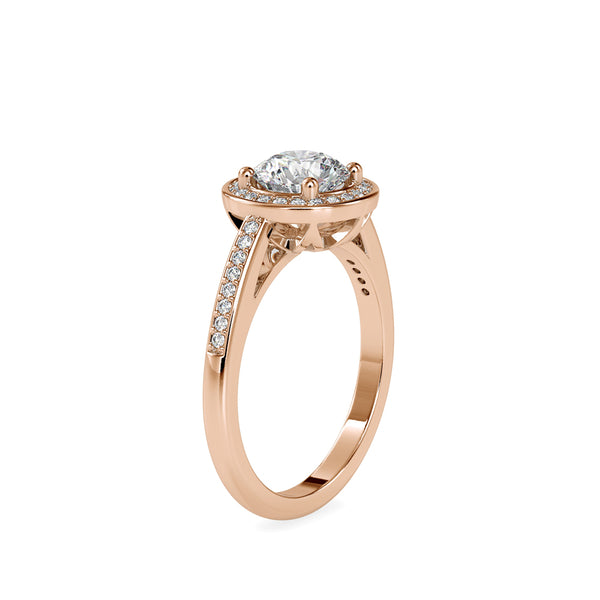 Lady Dynast Diamond Ring Rose gold