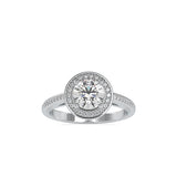 Lady Dynast Diamond Ring White gold