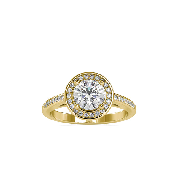 Lady Dynast Diamond Ring Yellow gold