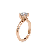 Consort Prong Diamond Ring Rose gold