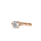 Consort Prong Diamond Ring Rose gold