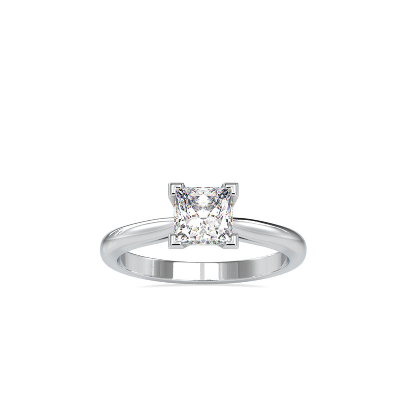 Sovereign Princess Diamond Ring Platinum