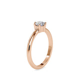 Devotion Diamond Prong Ring Rose gold