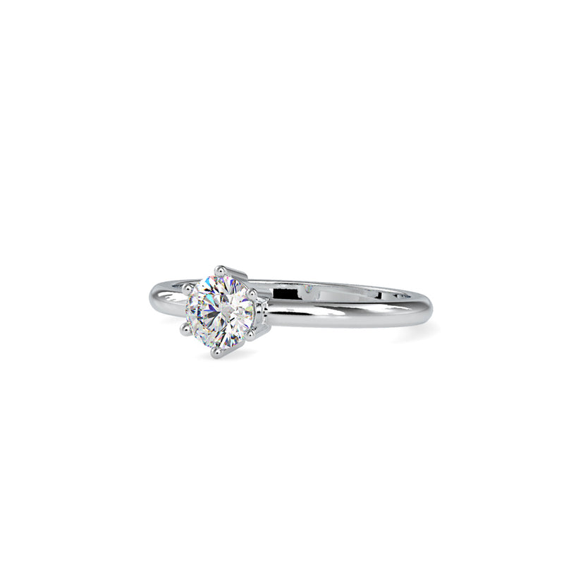 Devotion Diamond Prong Ring White gold