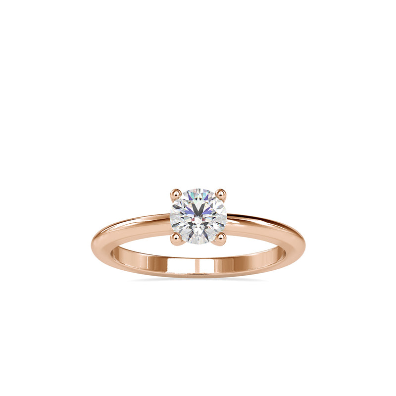 Intimacy Diamond Stone Ring Rose gold