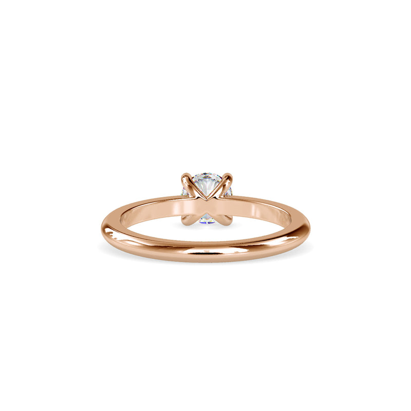 Intimacy Diamond Stone Ring Rose gold