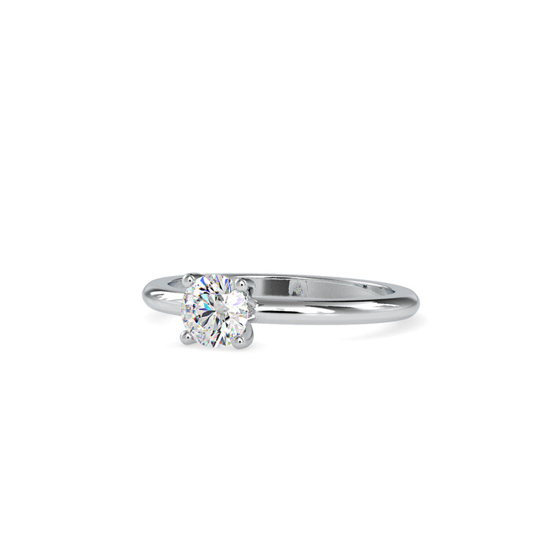 Intimacy Diamond Stone Ring White gold