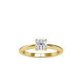 Intimacy Diamond Stone Ring Yellow gold