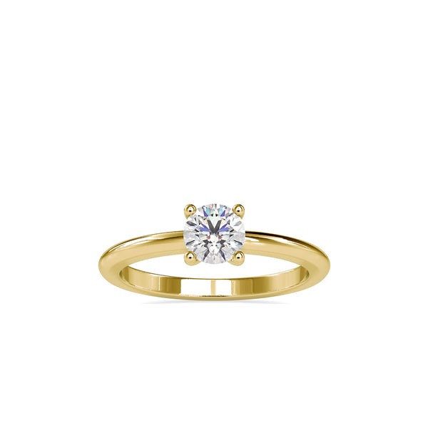 Intimacy Diamond Stone Ring Yellow gold