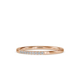 Flora Diamond Open Ring Rose gold