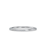 Flora Diamond Open Ring White gold