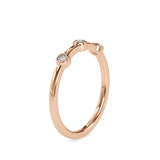 Lucidity Diamond Ring Rose gold