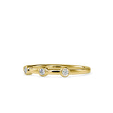 Lucidity Diamond Ring Yellow gold