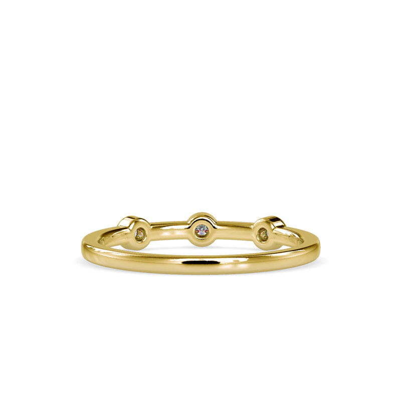 Lucidity Diamond Ring Yellow gold