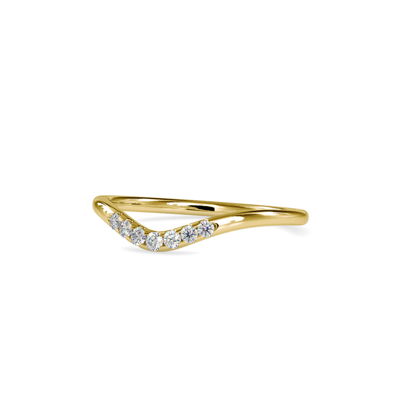 Stone Vicotira Diamond Ring Yellow gold