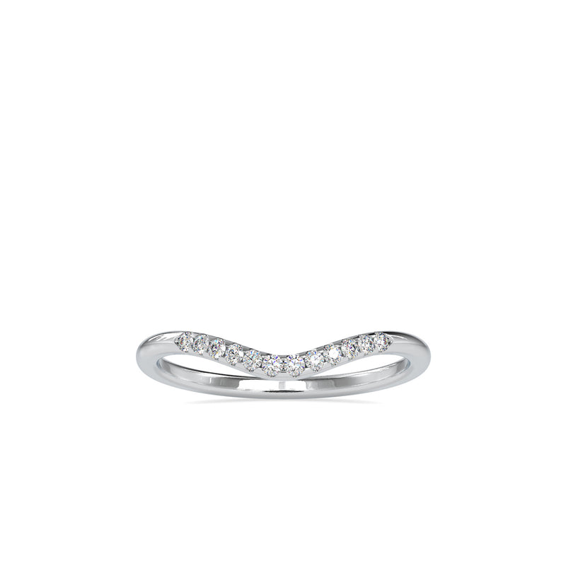 Selena Round Diamond Ring Platinum