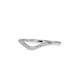 Selena Round Diamond Ring White gold