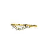 Selena Round Diamond Ring Yellow gold