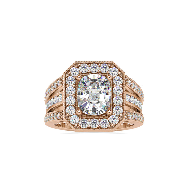 Hera Stone Diamond Ring Rose gold