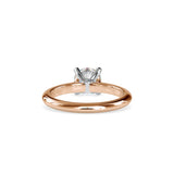 Demetra Diamond Stone Engagement Ring Rose gold