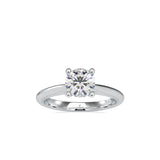 Demetra Diamond Stone Engagement Ring Platinum