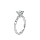 Demetra Diamond Stone Engagement Ring White gold