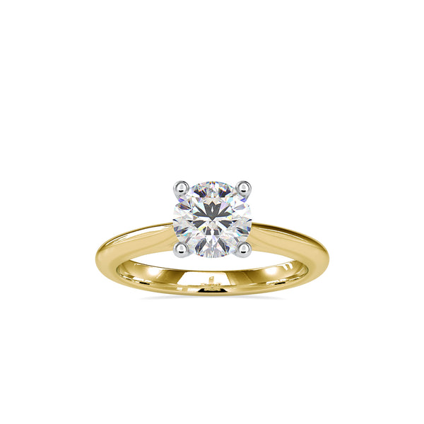 Demetra Diamond Stone Engagement Ring Yellow gold