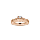 Magna Prong Stone Diamond Ring Rose gold