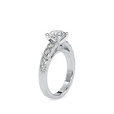 Magna Prong Stone Diamond Ring White gold