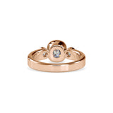 Brig Beast Diamond Engagement Ring Rose gold