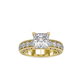 Vesta Stone Diamond Engagement Ring Yellow gold